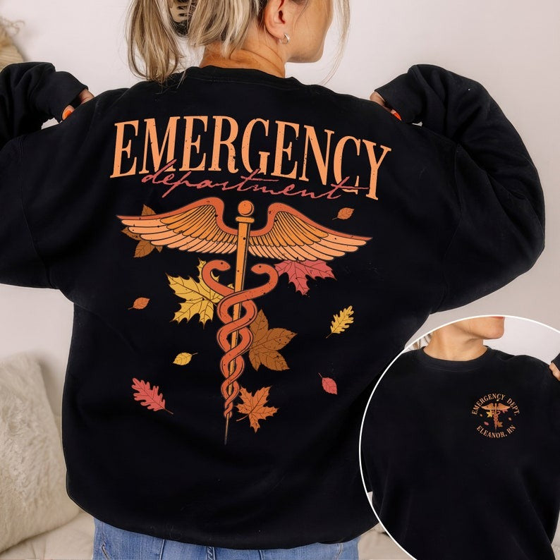 Custom Nurse Halloween Shirt, Emergency Department Shirt, Halloween Er Nurse Shirt (Copy)