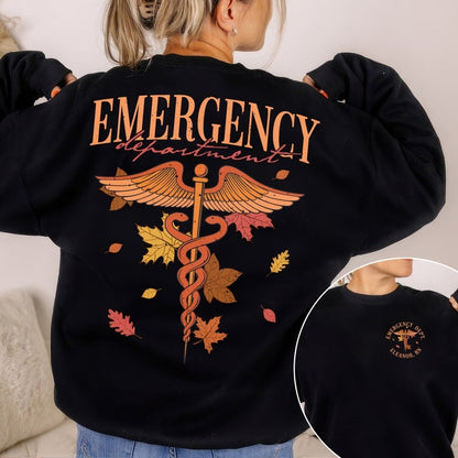 Custom Nurse Halloween Shirt, Emergency Department Shirt, Halloween Er Nurse Shirt (Copy)