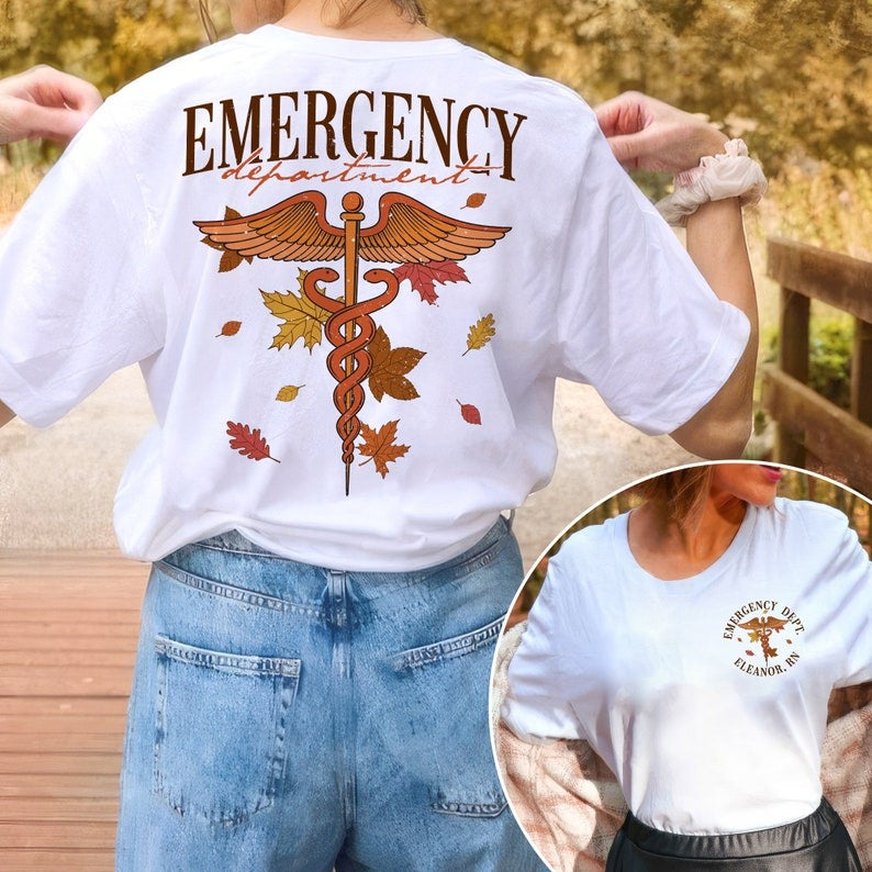 Custom Nurse Halloween Shirt, Emergency Department Shirt, Halloween Er Nurse Shirt (Copy)