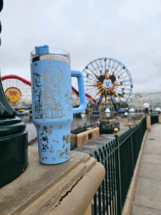 Magical Mouse Ears Castle 40oz Tumbler