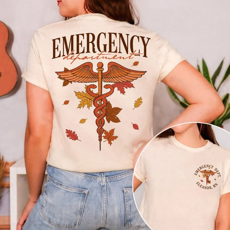 Custom Nurse Halloween Shirt, Emergency Department Shirt, Halloween Er Nurse Shirt (Copy)