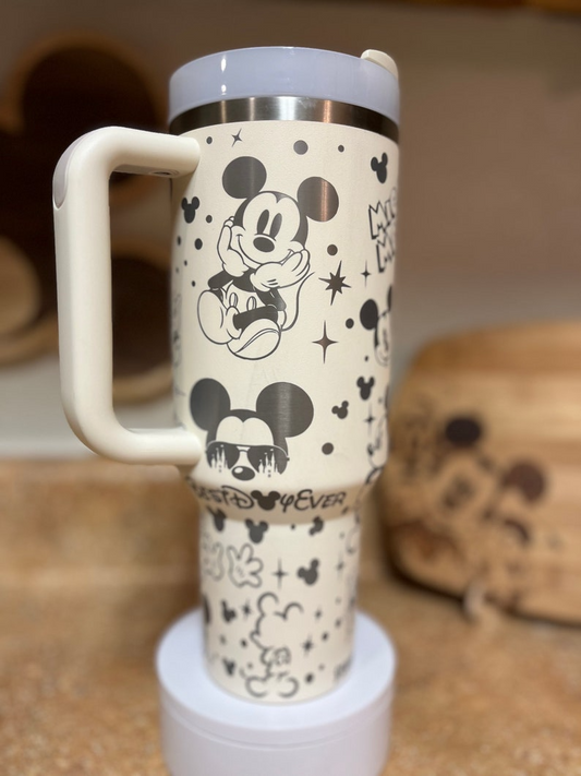 40oz Mouse Engraved Tumbler