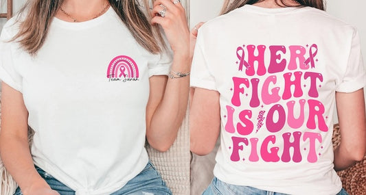 Custom Breast Cancer Support Squad Shirt, Cancer Survivor Tee, Breast Cancer Month Shirt