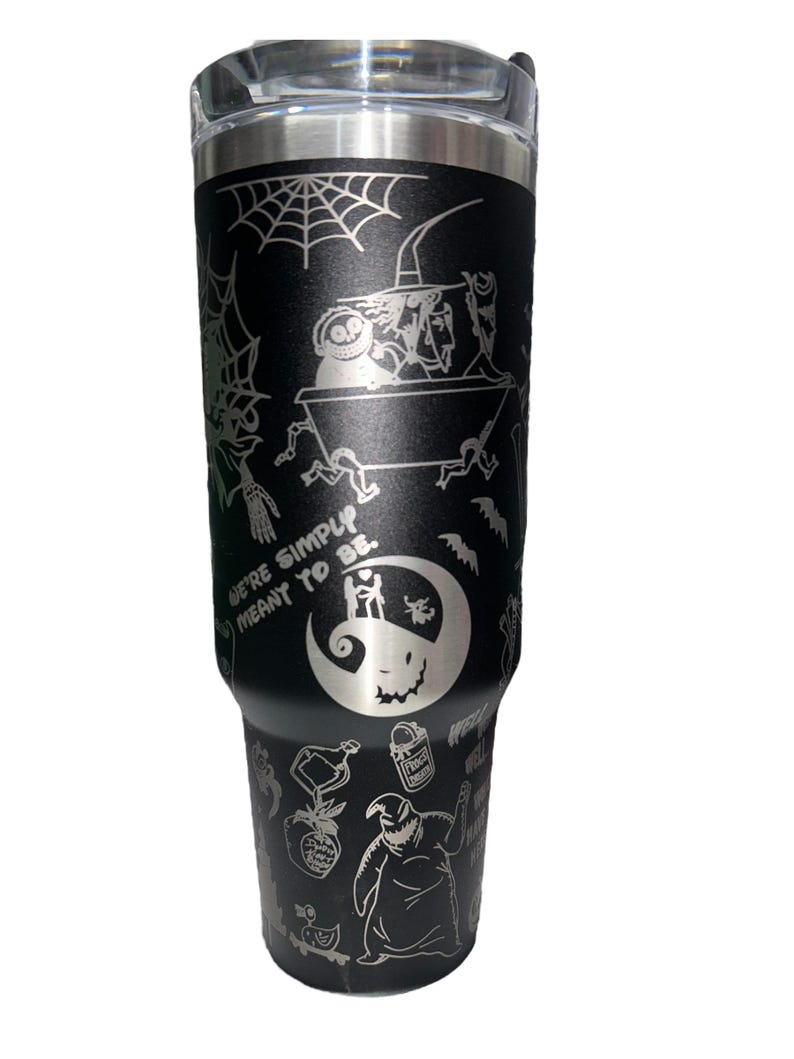 The Nightmare before Christmas 40oz Laser Engraved Tumbler