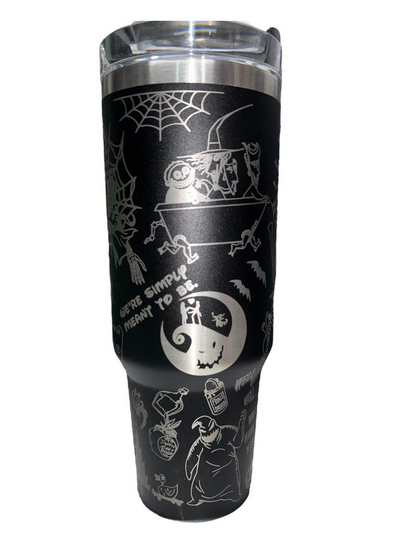 The Nightmare before Christmas 40oz Laser Engraved Tumbler