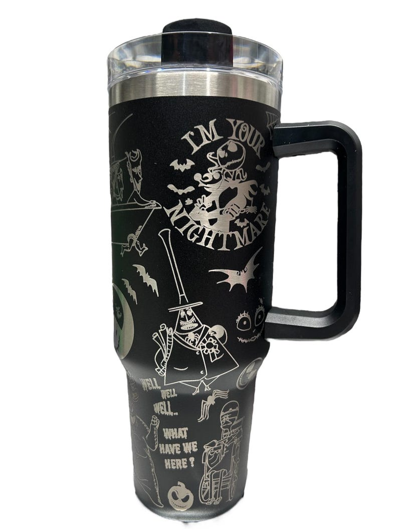 The Nightmare before Christmas 40oz Laser Engraved Tumbler