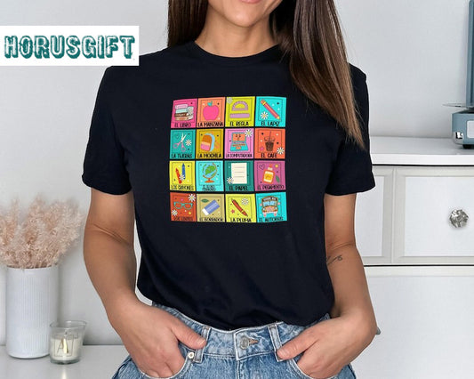 Spanish Teacher Shirt, Maestra Loteria Shirt, Maestra Shirt