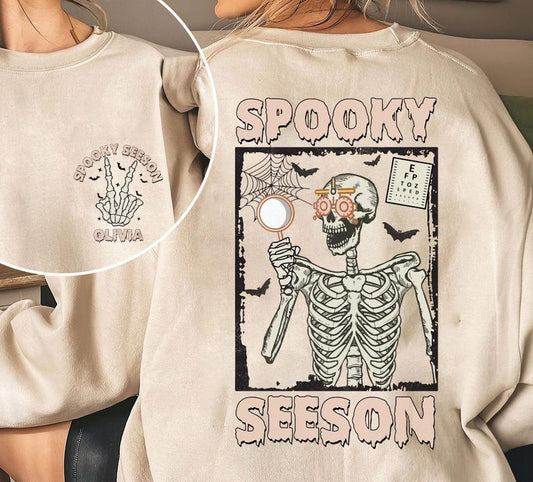 Personalized Optometry Halloween Crew, Spooky Seeson Shirt