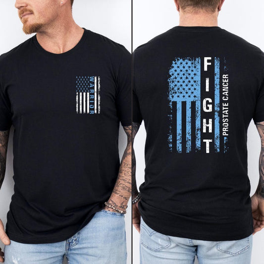 Prostate Cancer Awareness T-Shirt, Family Prostate Cancer Support Shirt, Cancer Warrior Tees