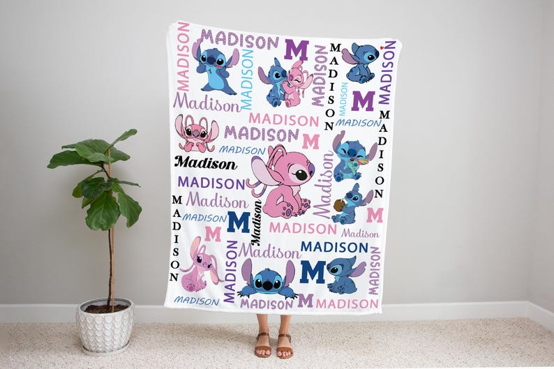 Custom Name DN Stitch Blanket - 412HL-BL026