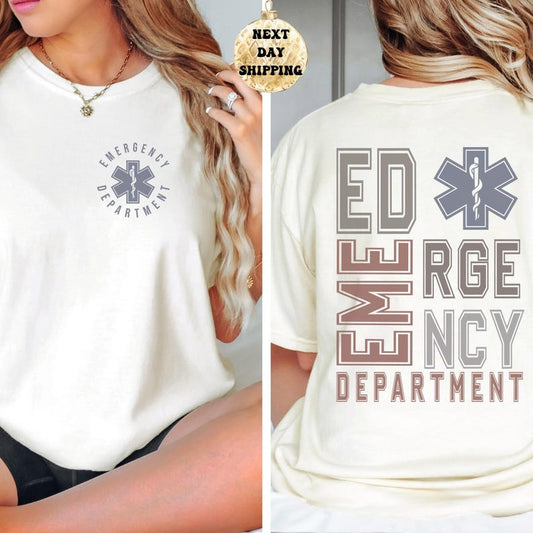 Emergency Department shirt, ER Nurse tee, ER Tech Emergency Room Worker, ED Nurse