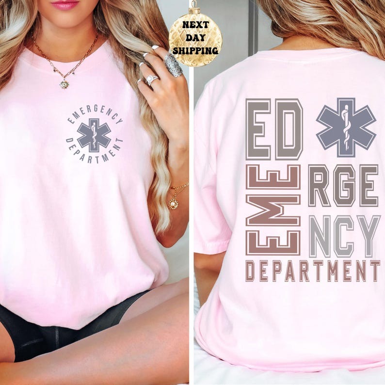 Emergency Department shirt, ER Nurse tee, ER Tech Emergency Room Worker, ED Nurse