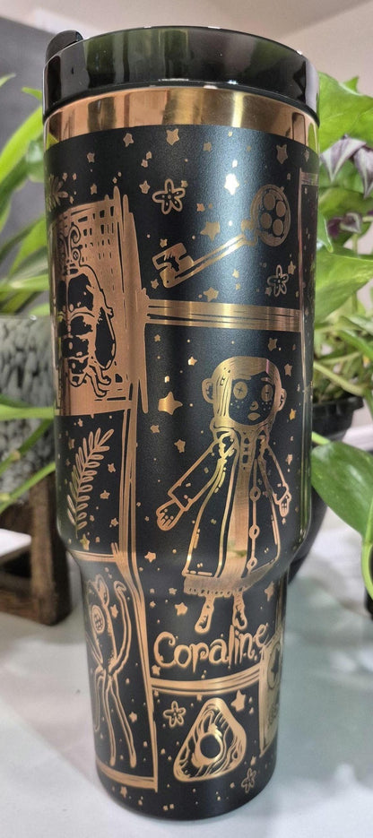 Coraline - Be Brave - 40 oz Tumbler