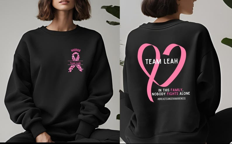 Custom Breast Cancer Shirt, Cancer Support Squad, Breast Cancer Awareness Gift