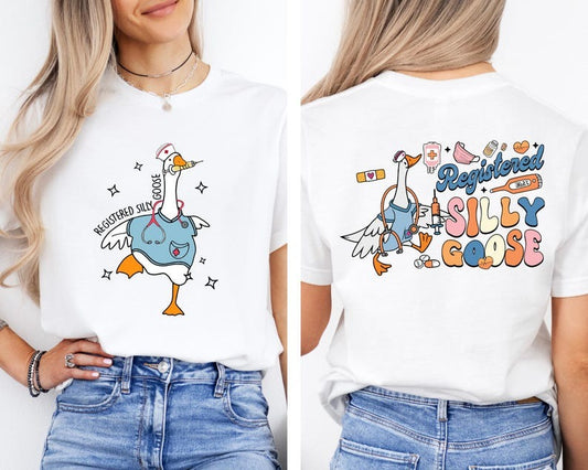 Registered Silly Goose Shirt, Funny Goose Shirt,Funny Gift