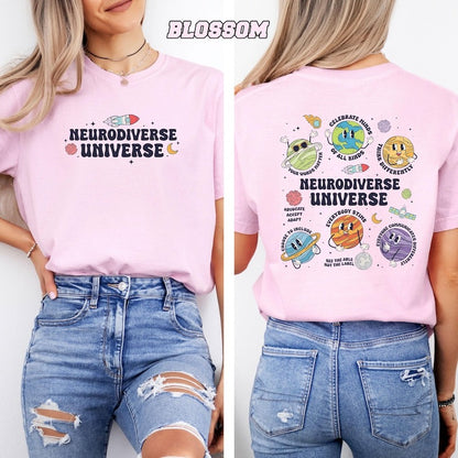 Autism Awareness Shirt, Neurodiverse Universe Shirt