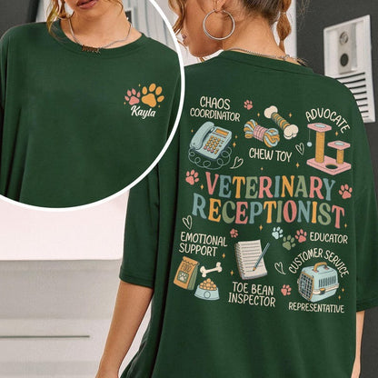 Veterinary Receptionist Sweatshirt, Vet Assistant Shirt