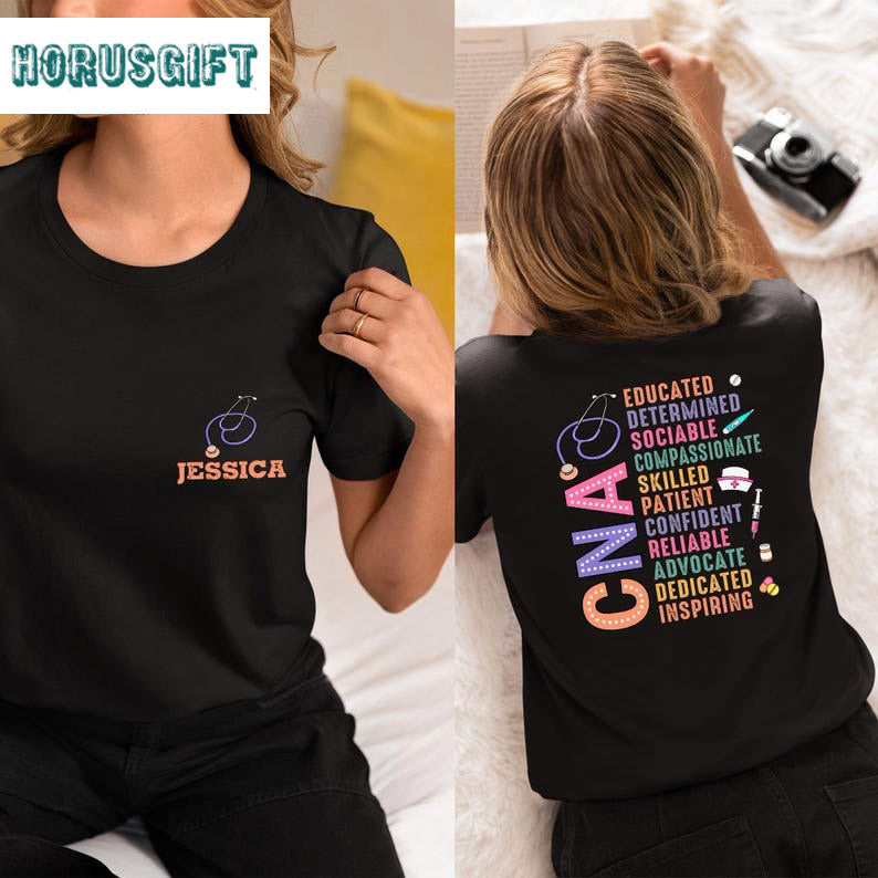Personalized CNA Shirt, Gift for Certified Nursing Assistant