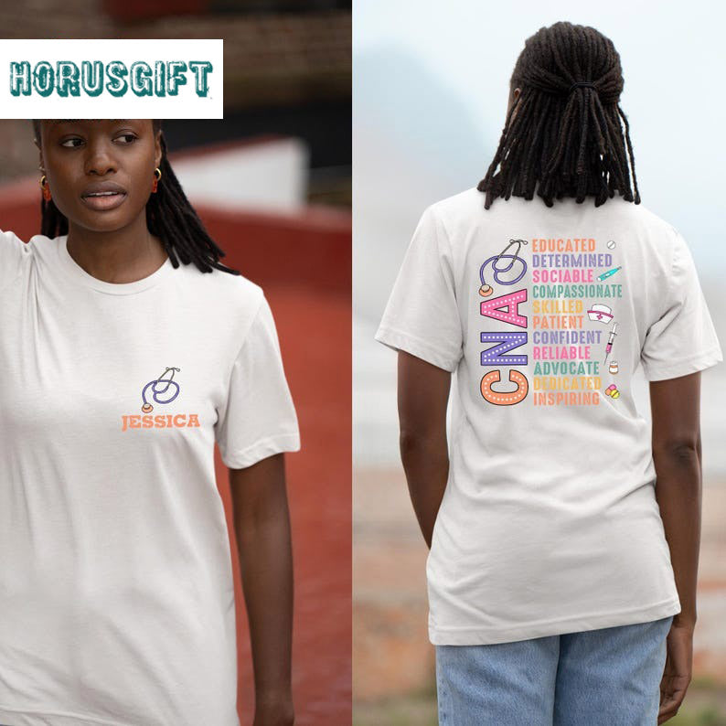Personalized CNA Shirt, Gift for Certified Nursing Assistant