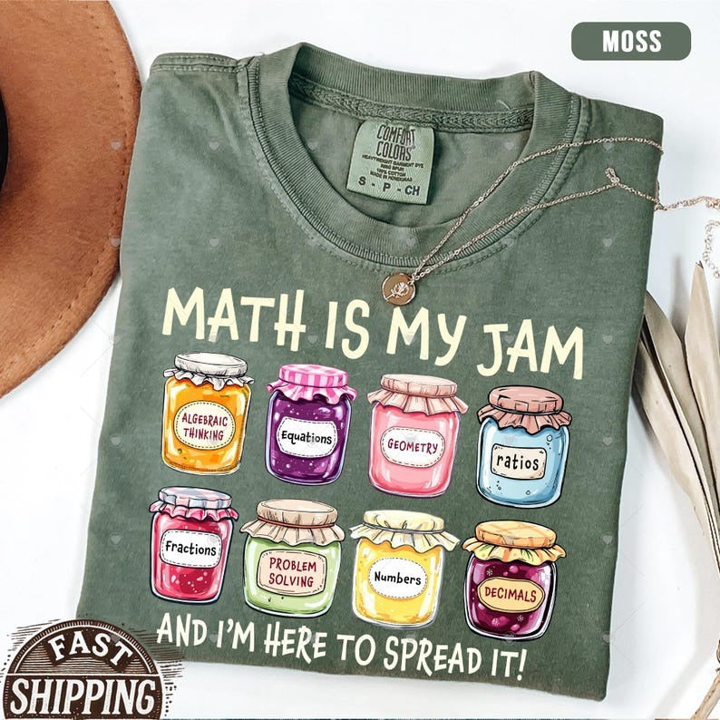 Comfort Colors® Math Teacher Shirt,Math Lover Shirt, Math Teacher Gifts, Math is My Jam