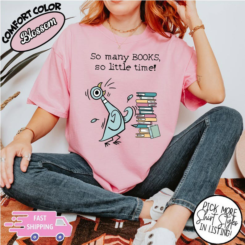 Comfort Colors® Children's Books Shirt, Pigeon Teacher Shirt