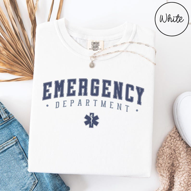 Comfort Colors® Emergency Department Shirt, Emergency Room T-shirt, ER Nurse Tee