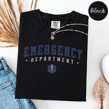 Comfort Colors® Emergency Department Shirt, Emergency Room T-shirt, ER Nurse Tee