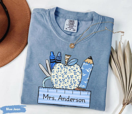 Comfort Colors® Custom Teacher Shirt, Custom Teacher Shirt, Teacher Gifts, Teacher Appreciation