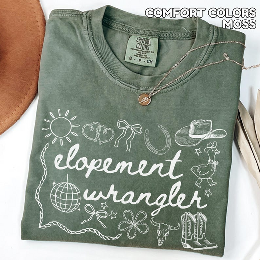 Comfort Colors Silly Goose ABA Shirts Elopement Wrangler BCBA Shirts