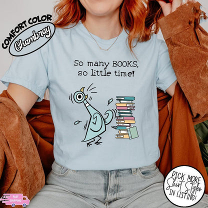 Comfort Colors® Children's Books Shirt, Pigeon Teacher Shirt