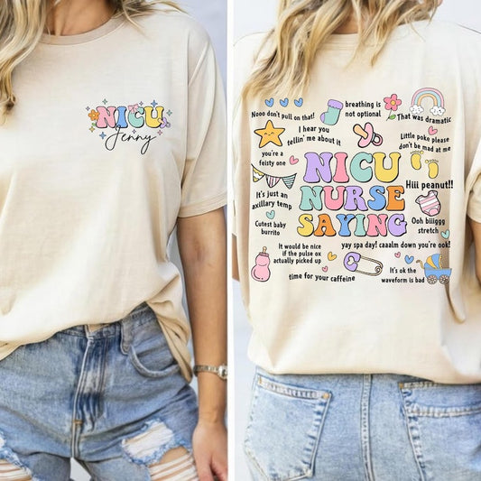 Personalized NICU Nurse, Nicu RN Tshirt