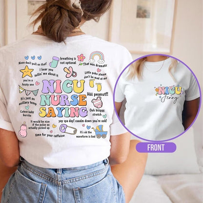 Personalized NICU Nurse, Nicu RN Tshirt