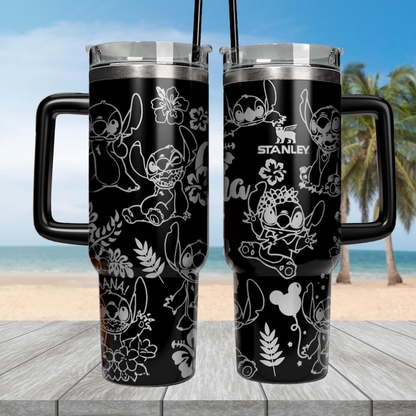 Stitch Engraved Lilo And Stitch 2025 40 Oz Tumbler