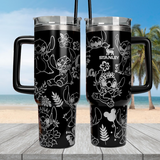 Stitch Engraved Lilo And Stitch 2025 40 Oz Tumbler