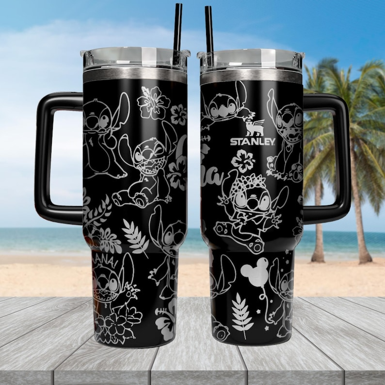 Stitch Engraved Lilo And Stitch 2025 40 Oz Tumbler