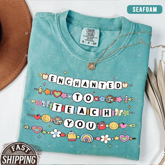 Teacher Shirt, Teacher Comfort Colors® Shirt, Teacher Friendship Bracelet Shirt