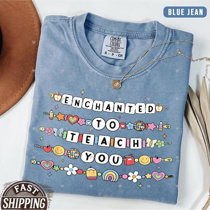 Teacher Shirt, Teacher Comfort Colors® Shirt, Teacher Friendship Bracelet Shirt