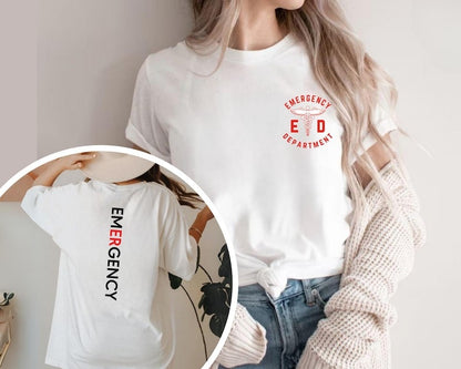 Emergency Department Nurse Shirt, ER Nurse T Shirt, Emergency Medicine Nurse, Emergency Nurse Gift