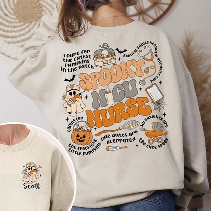 NICU Nurse Halloween Shirt, Spooky Nicu Nurse Shirt, Neonatal ICU Shirt, Halloween Nurse Shirt