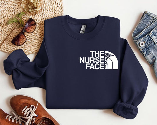The Nurse Face Sweatshirt, Nurse Shirt, Registered Nurse Hoodie