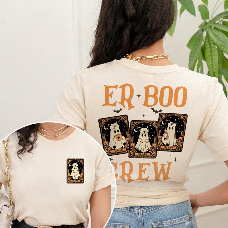 Custom Nurse Halloween Shirt, Emergency Department Shirt, Halloween Er Nurse Shirt