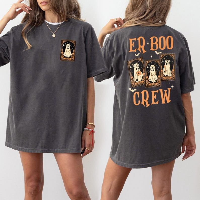Custom Nurse Halloween Shirt, Emergency Department Shirt, Halloween Er Nurse Shirt