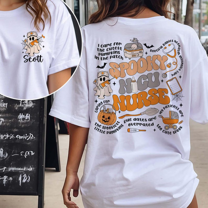 NICU Nurse Halloween Shirt, Spooky Nicu Nurse Shirt, Neonatal ICU Shirt, Halloween Nurse Shirt