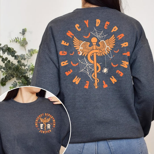 Halloween ER Nurse Shirt, ED ER Nurse Halloween Shirt, Emergency Department Gift, Emergency Room