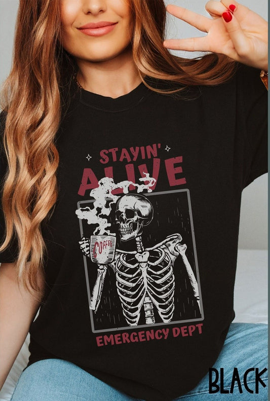 Emergency Department ER Nurse Emergency Medicine Halloween Shirt ER Tech