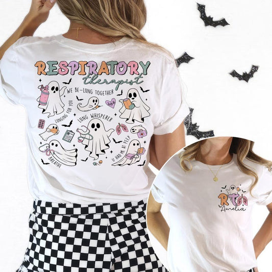 Halloween Respiratory Therapist Shirt, Halloween RT Shirt, Halloween Lung Squad Shirt