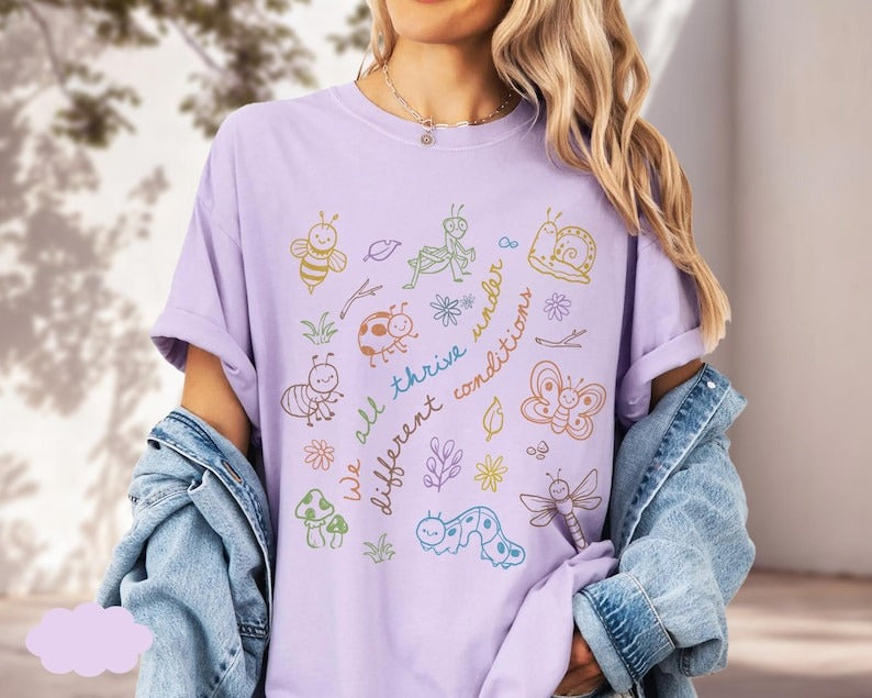 Comfort Colors Special Education Teacher Shirt, Neurodiversity Shirt for BCBA Gift
