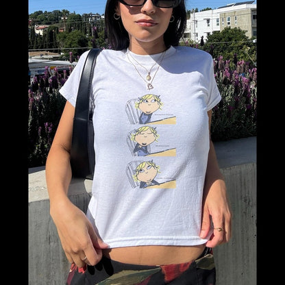 Charlie And Lola Panel Baby Tee | Lola I Will Be The Sun Baby Tee