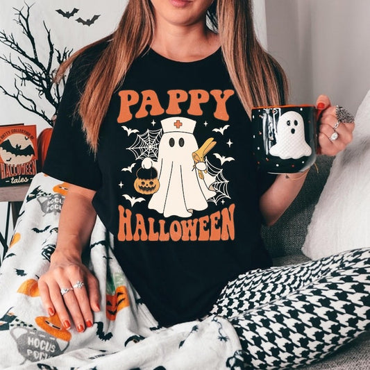 OBGYN Nurse Halloween Shirt, Pappy Halloween Ghost with Speculum Shirt