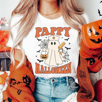 OBGYN Nurse Halloween Shirt, Pappy Halloween Ghost with Speculum Shirt
